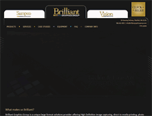 Tablet Screenshot of brilliantgraphicsgroup.com